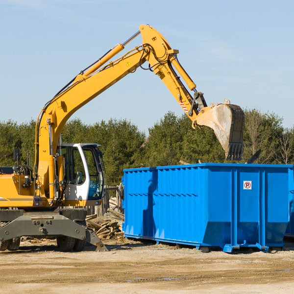 what size residential dumpster rentals are available in Lake Shore Utah